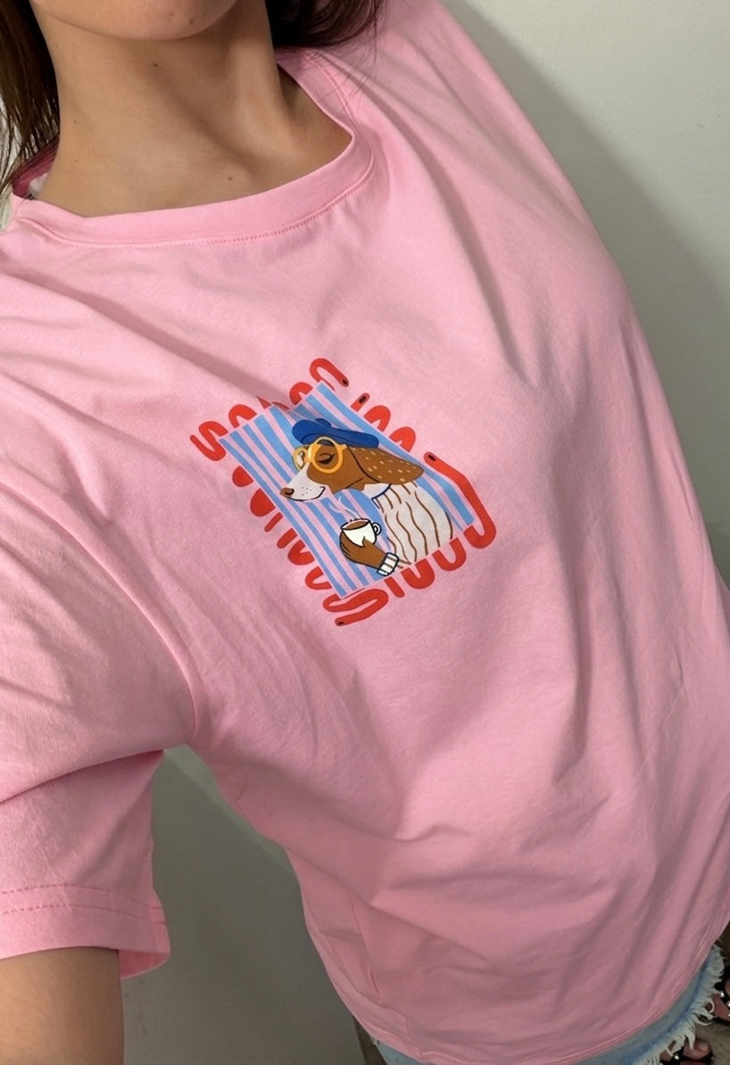 T-Shirt grafica con stampa