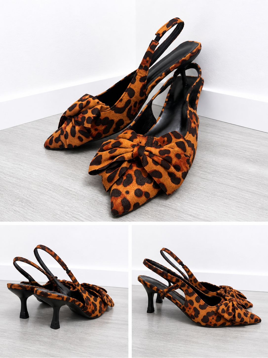 Décolleté leopardato