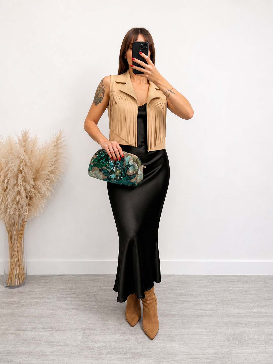 Borsa Clutch paillettes