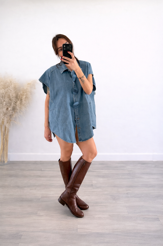 Camicia Over di Denim