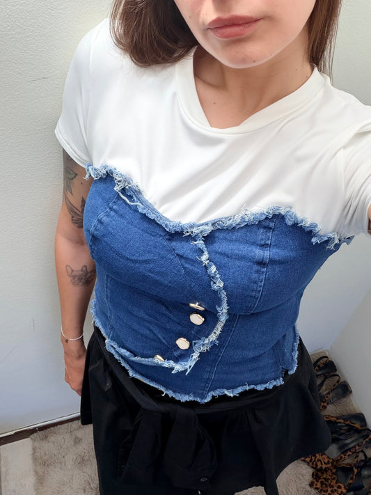 Maglia in denim