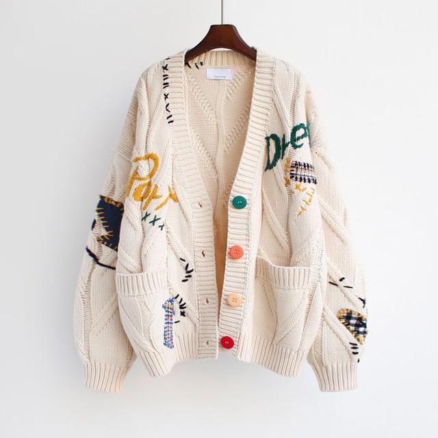 Lettering - Cardigan-1
