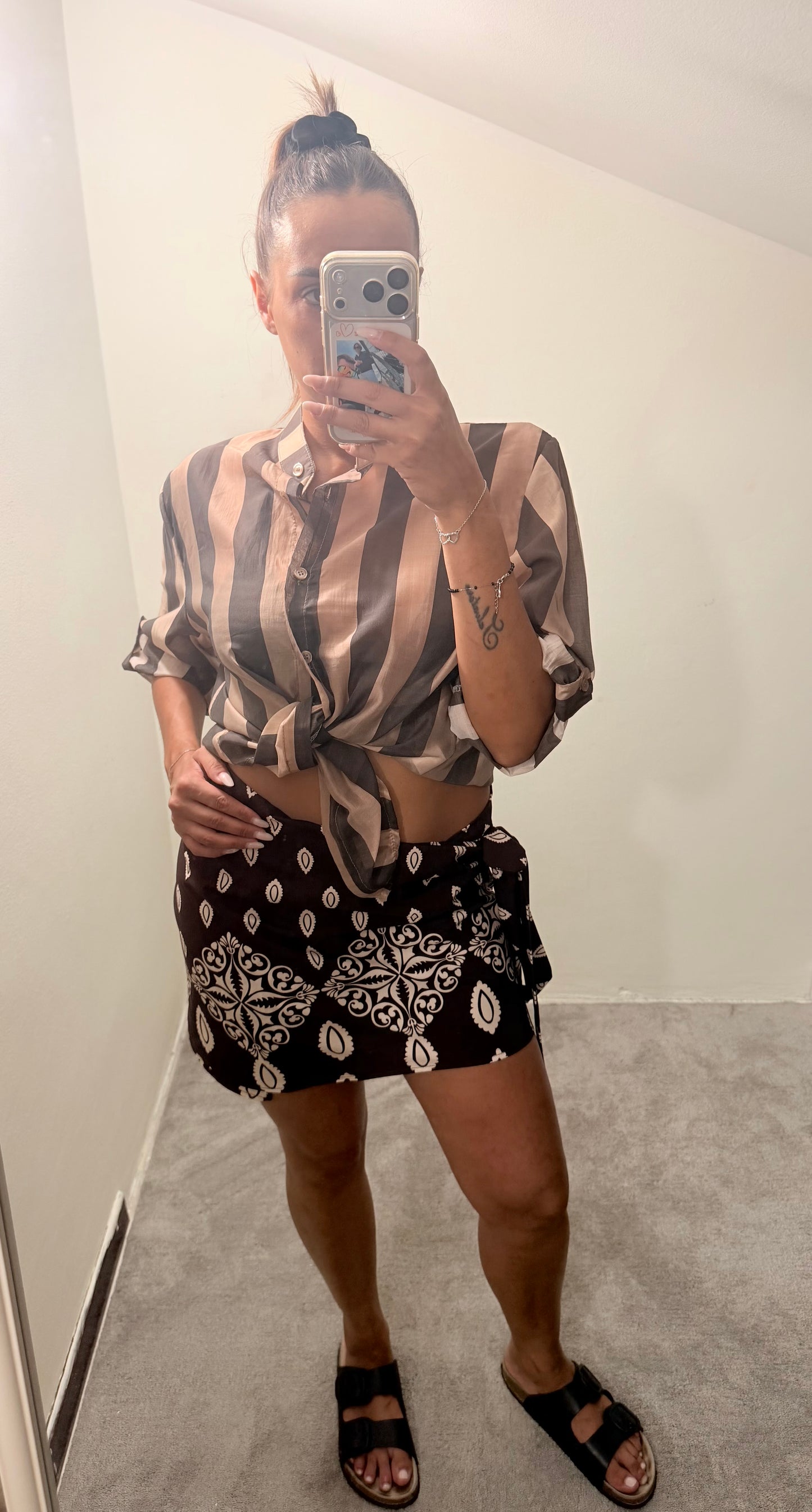 Camicia a righe