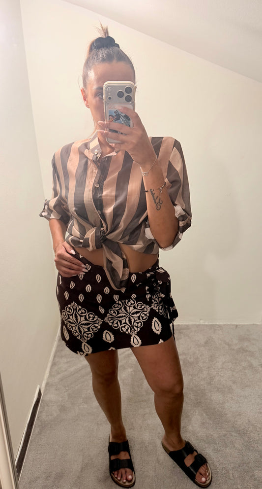 Camicia a righe