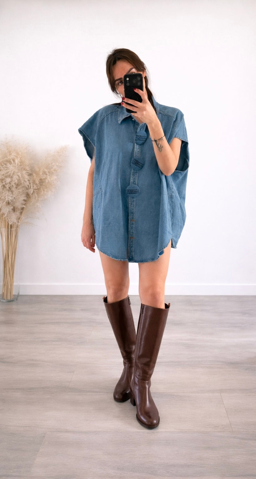 Camicia Over di Denim