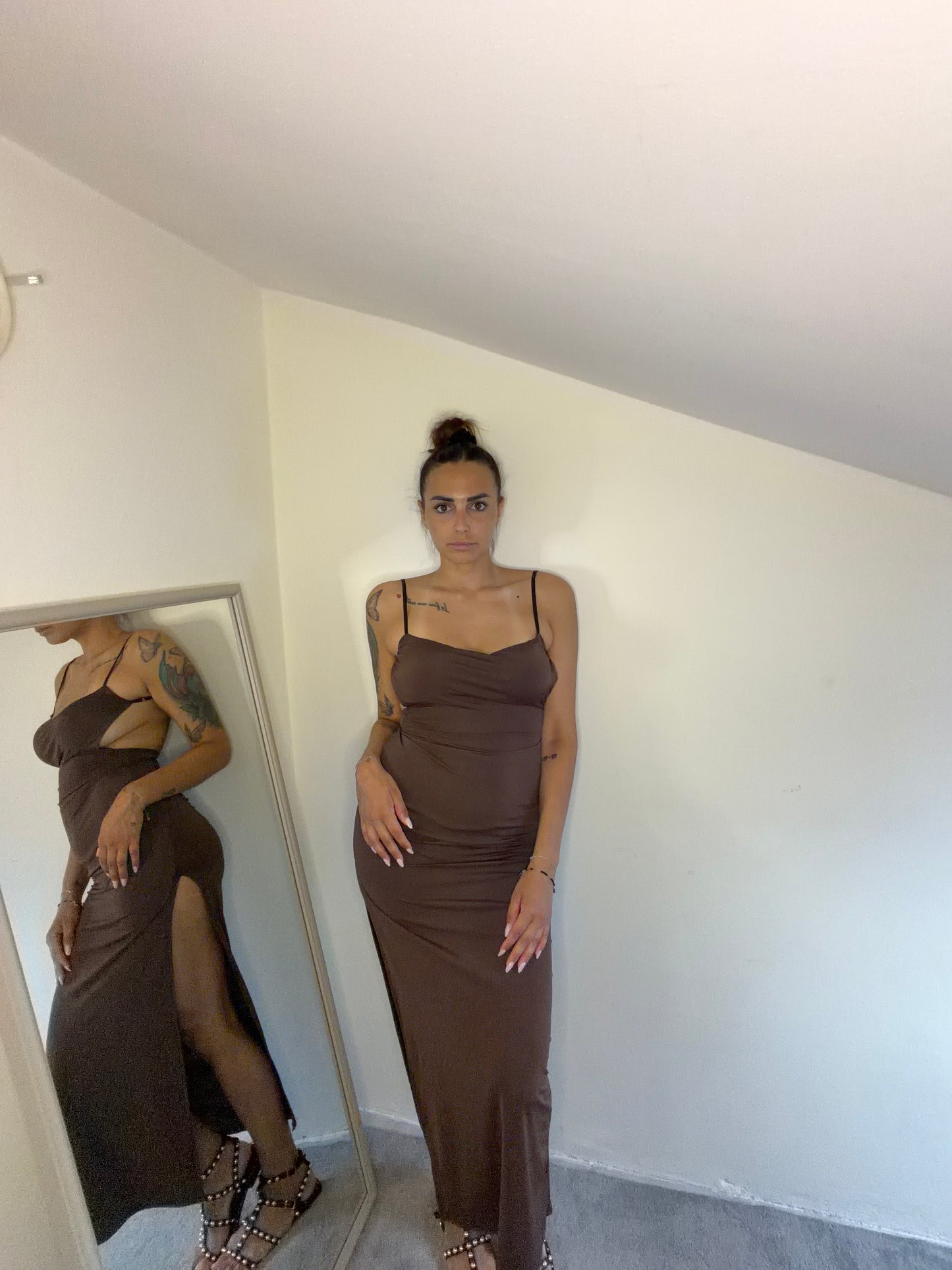 Abito Lungo Satin