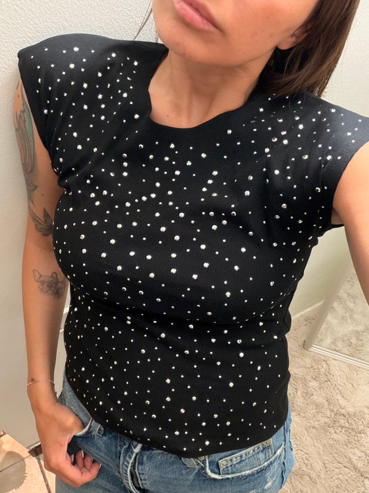 T-shirt brillantini