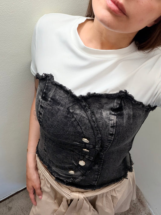 Maglia in denim