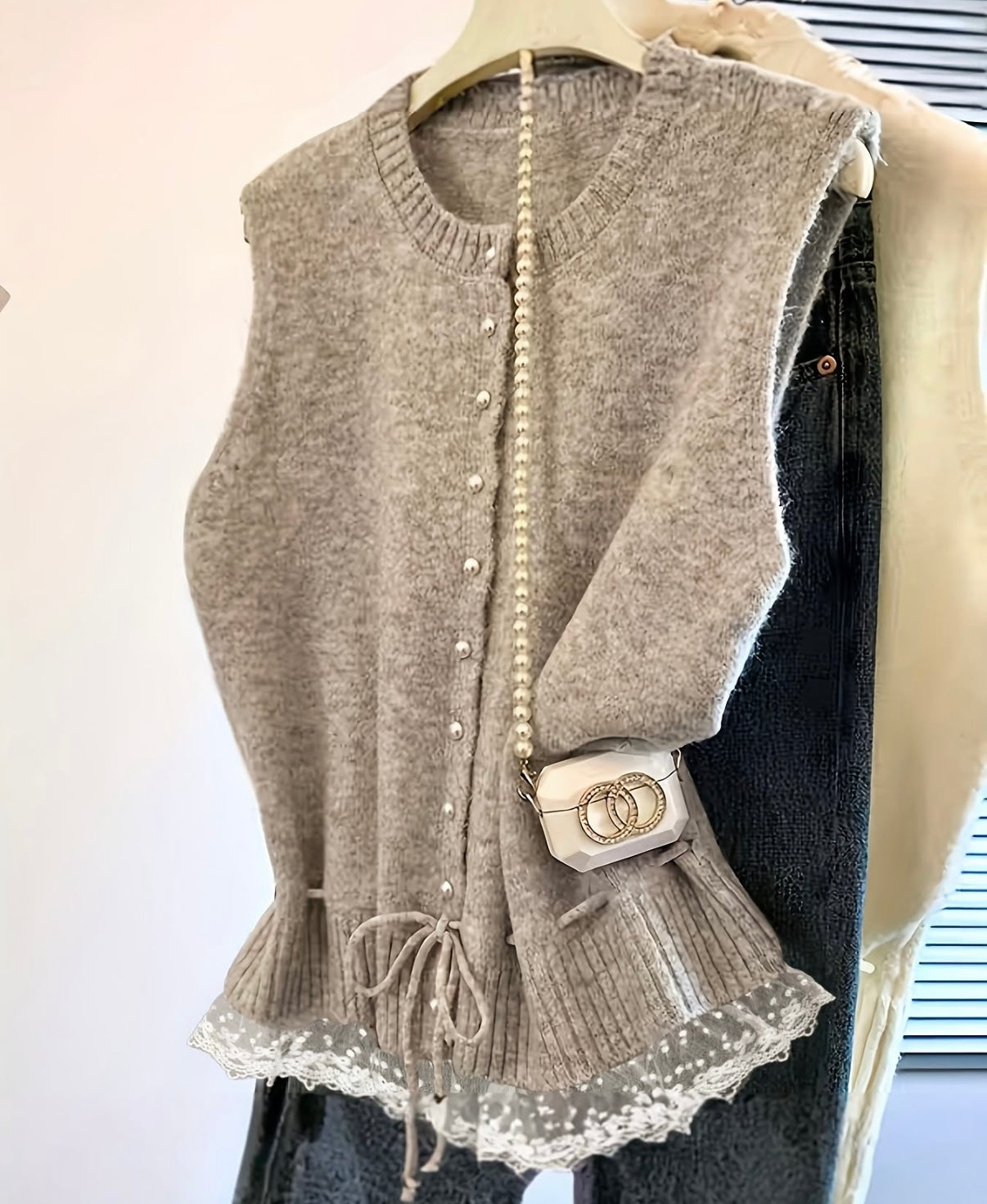 Pearl Grace - Gilet smanicato