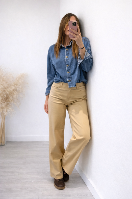 Pantalone Ecopelle