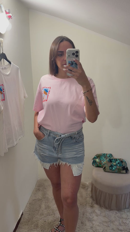 T-Shirt grafica con stampa